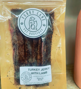 Turkey Jerky Strips with Lamb