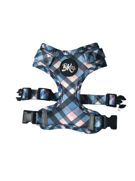 Tartan - Adjustable Dog Harness - Furry Lane Pet Boutique