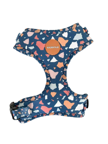 Midnight Mosaic - Adjustable Dog Harness - Furry Lane Pet Boutique