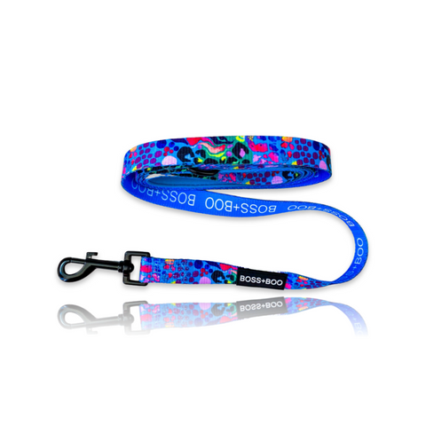 Eclectic Leopard - Dog Leash - Furry Lane Pet Boutique