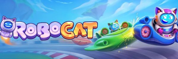 Robocat Casino welcome offer page with three deposit bonuses